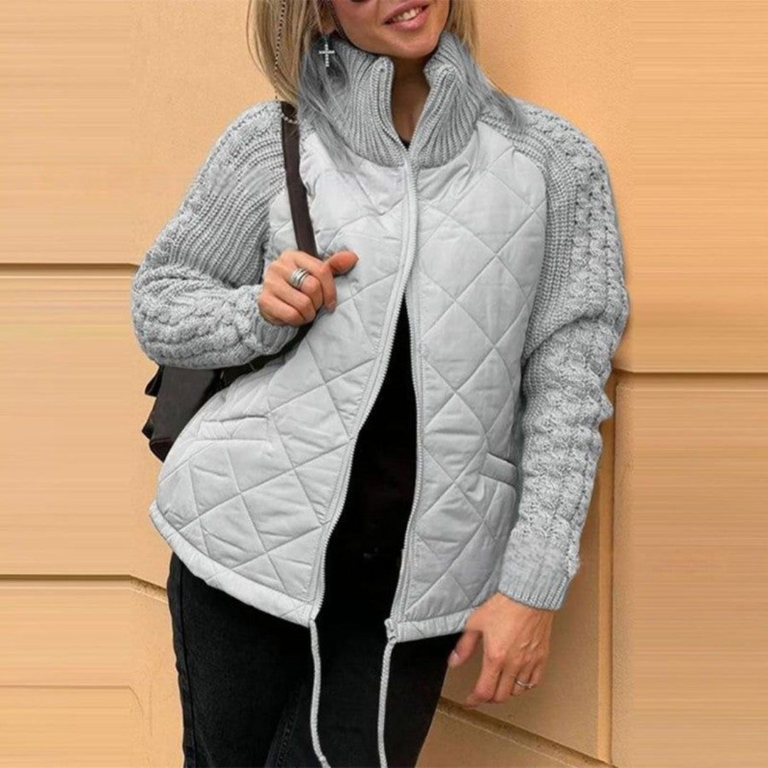 Giacca in maglia patchwork - winterego™