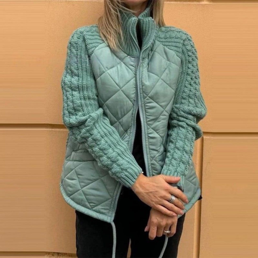 Giacca in maglia patchwork - winterego™