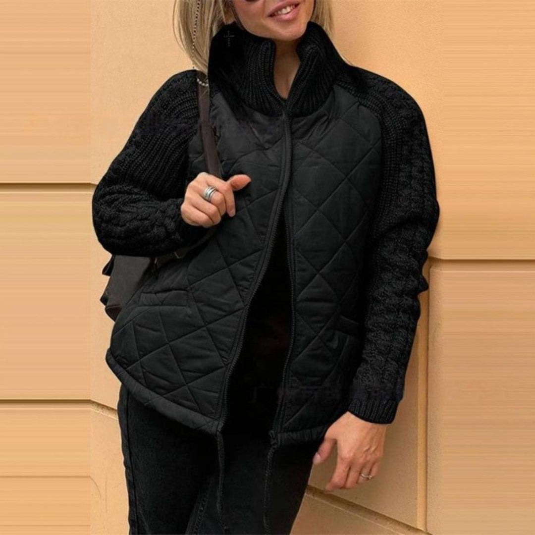 Giacca in maglia patchwork - winterego™